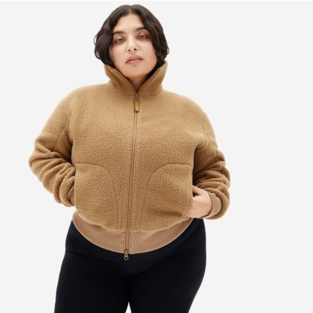 SALE Everlane ReNew Teddy Bomber Fleece